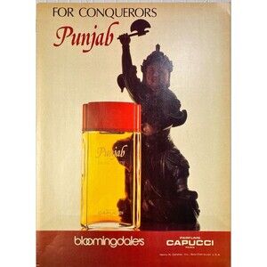 Punjab by Capucci Paris "For Conquerors" Vintage Ad Playboy